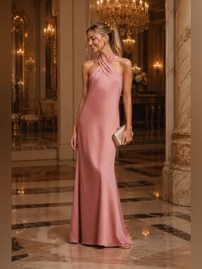 BHLDN | Dresses | Bhldn Amelia Deepv Satin Maxi Dress Champagne | Poshmark
